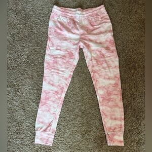 Girl’s Old Navy Pink and White Joggers Size XXL (18) Plus